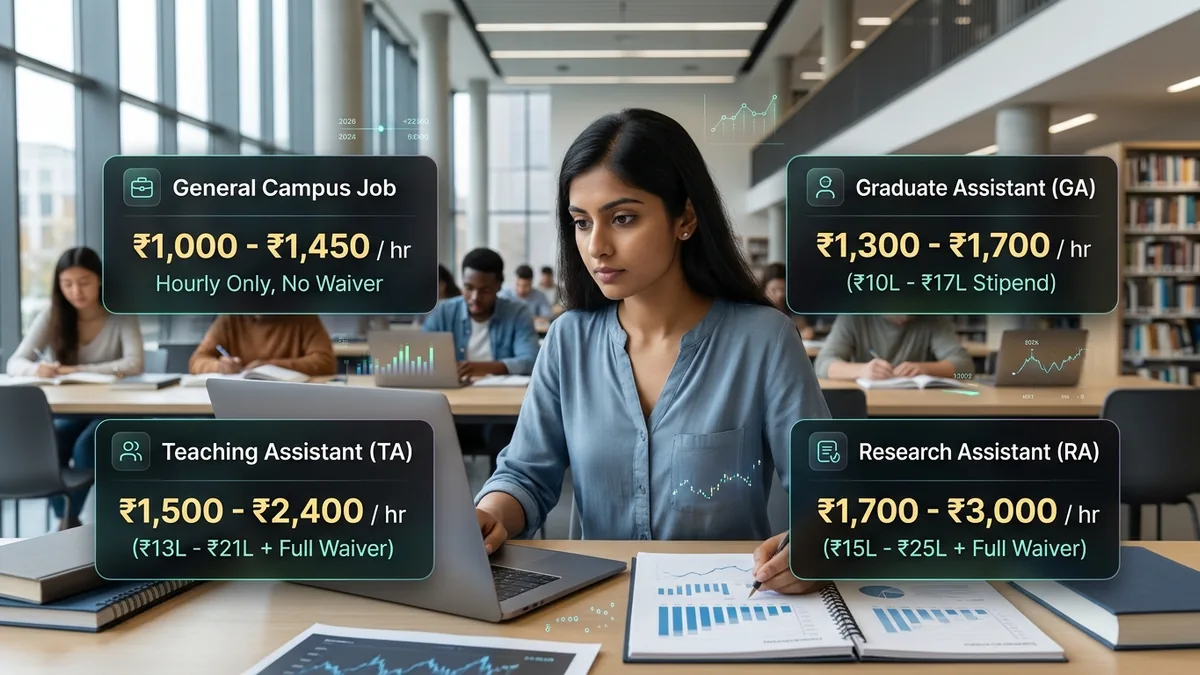 Global graduate assistant compensation tier and funding benchmarks across major destinations