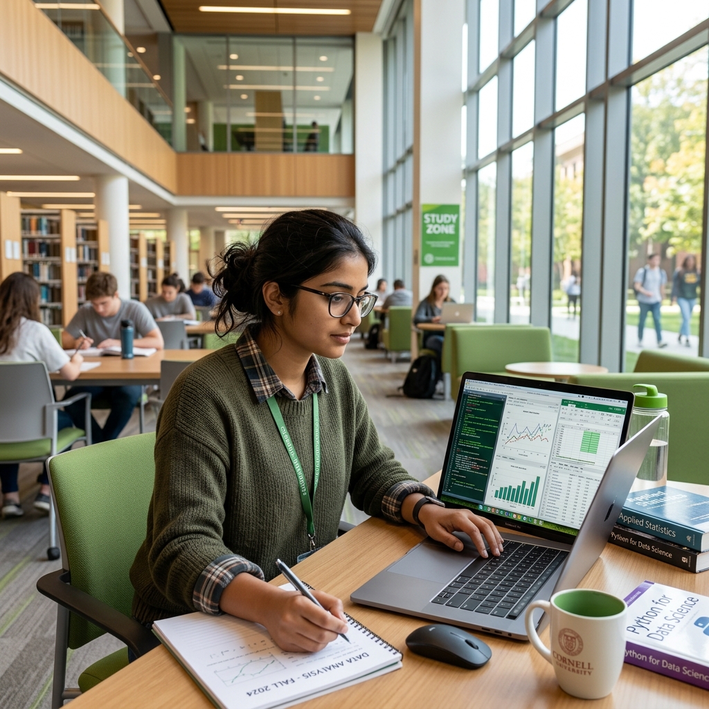 Student studying in United States