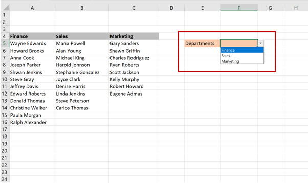 How To Create A Dependent Drop down Lists